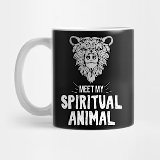 Meet my spiritual Animal Bär Mug